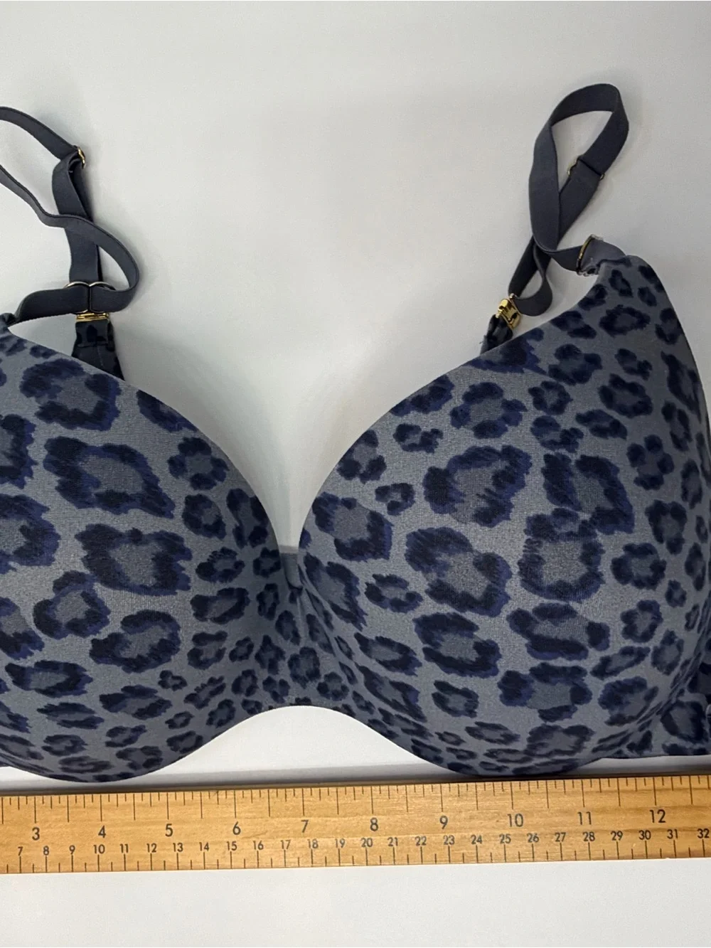 Victoria’s Secret Leopard Push-Up Bra 36D Y2K Coquette Soft Glam - Picture 3 of 10
